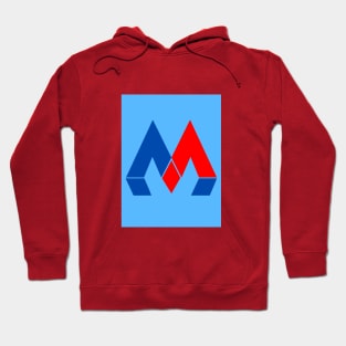 M letter design Hoodie